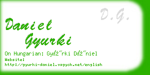 daniel gyurki business card